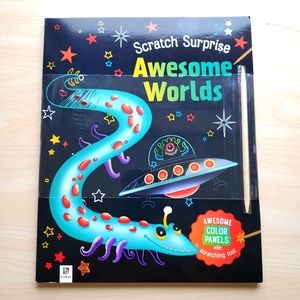 My Awesome Scratch Surprise Book: Awesome Worlds Kids Art Sketch Draw Doodle Fun
